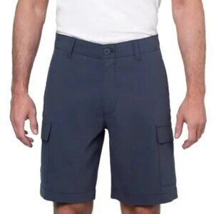 Wearfirst Men's Size 44 Blue Freeband Waistband Cargo Shorts NWT